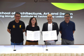 建築及都市設計學系師生受邀至泰國KMITL大學參與設計工作坊 協助KMITL建築藝術設計學院和本校環境設計學院雙方簽訂合作備忘錄 (MOU)