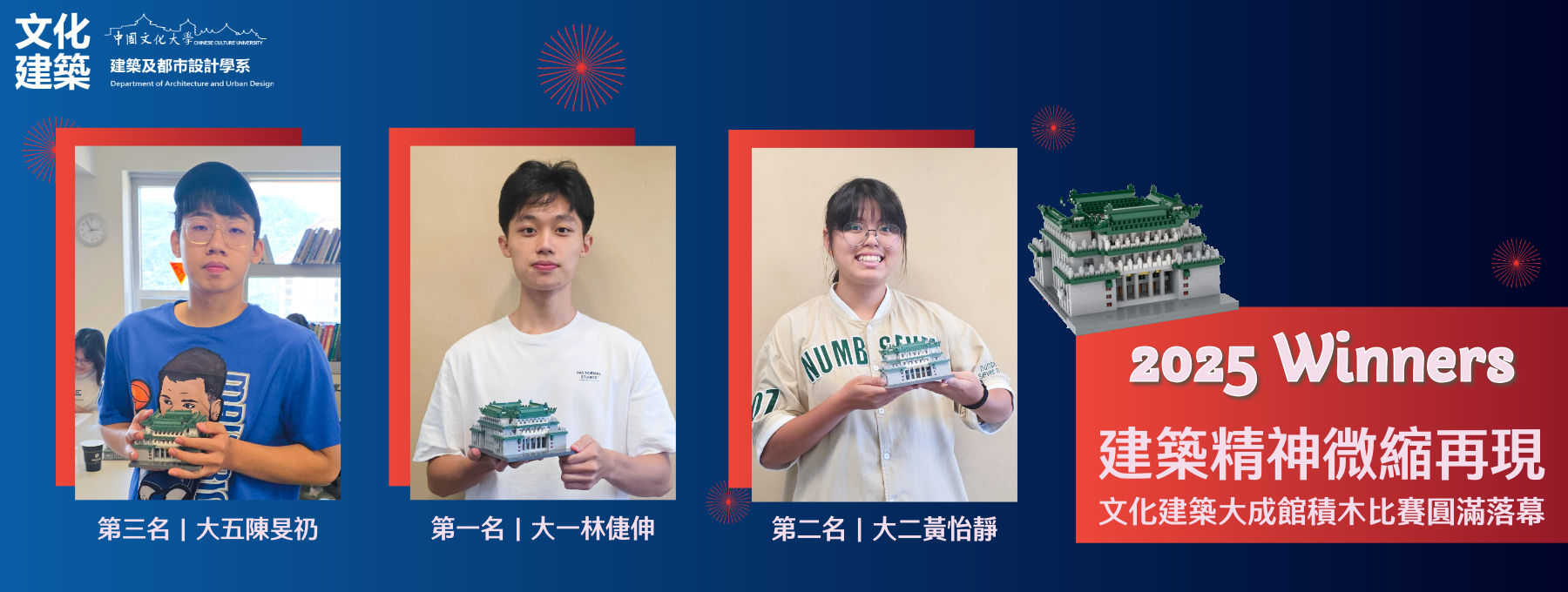 2025文化建築大成館微型積木比賽 圓滿落幕